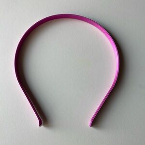J. Crew Purple Satin Skinny Headband